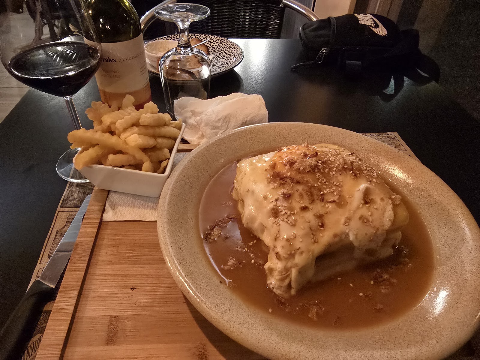 Francesinha à mesa